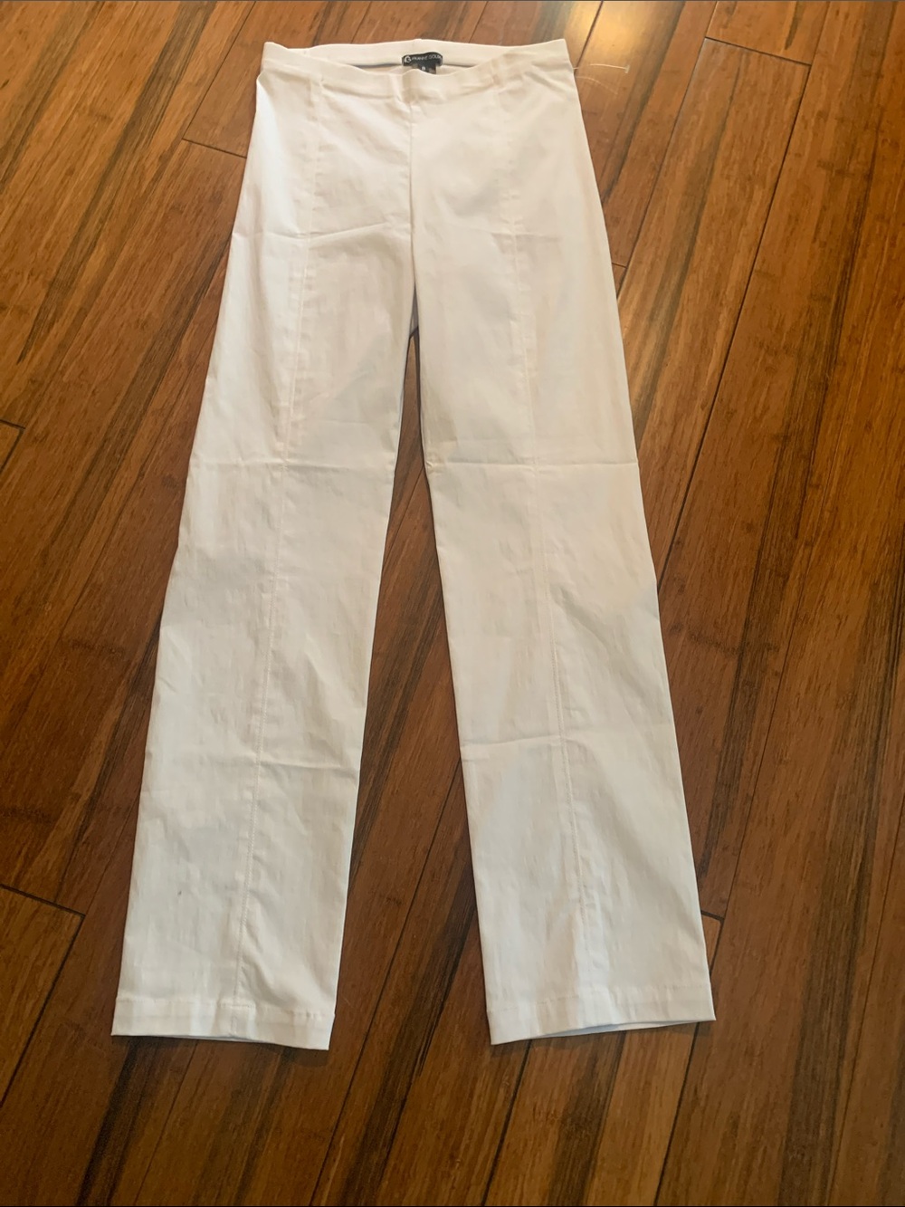 Women's Straight-Leg Dress Pants in White - Classic Tailored Fit
